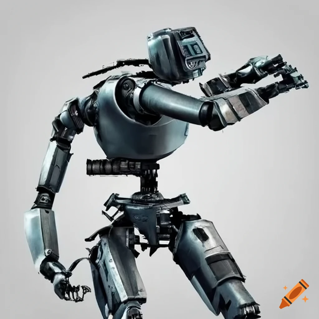 Galvanized steel MMA combat robot