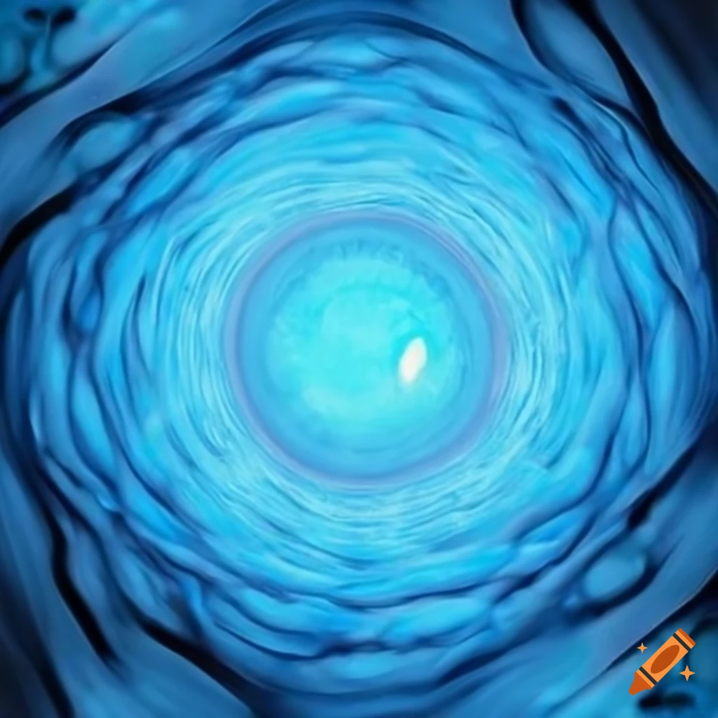Abstract art piece titled Behind Blue Eyes