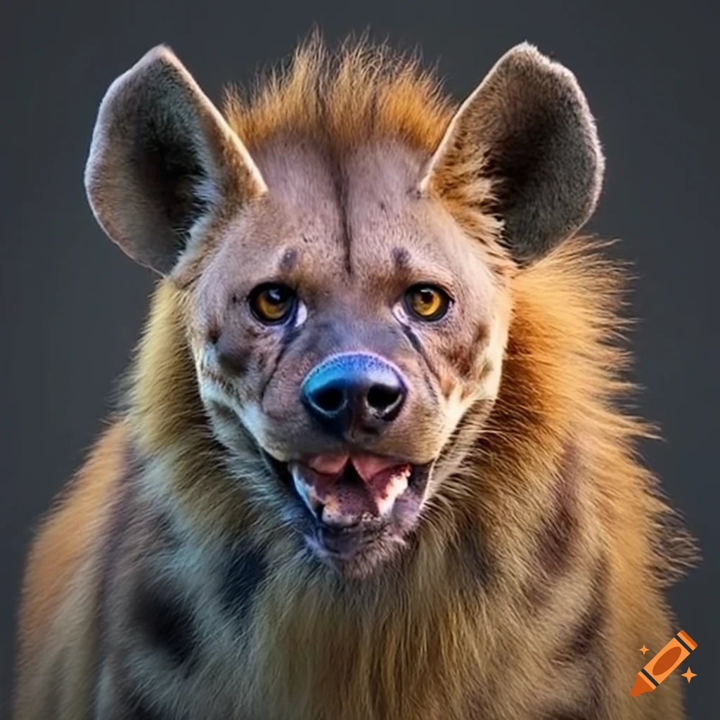 Lion-hyena hybrid on Craiyon