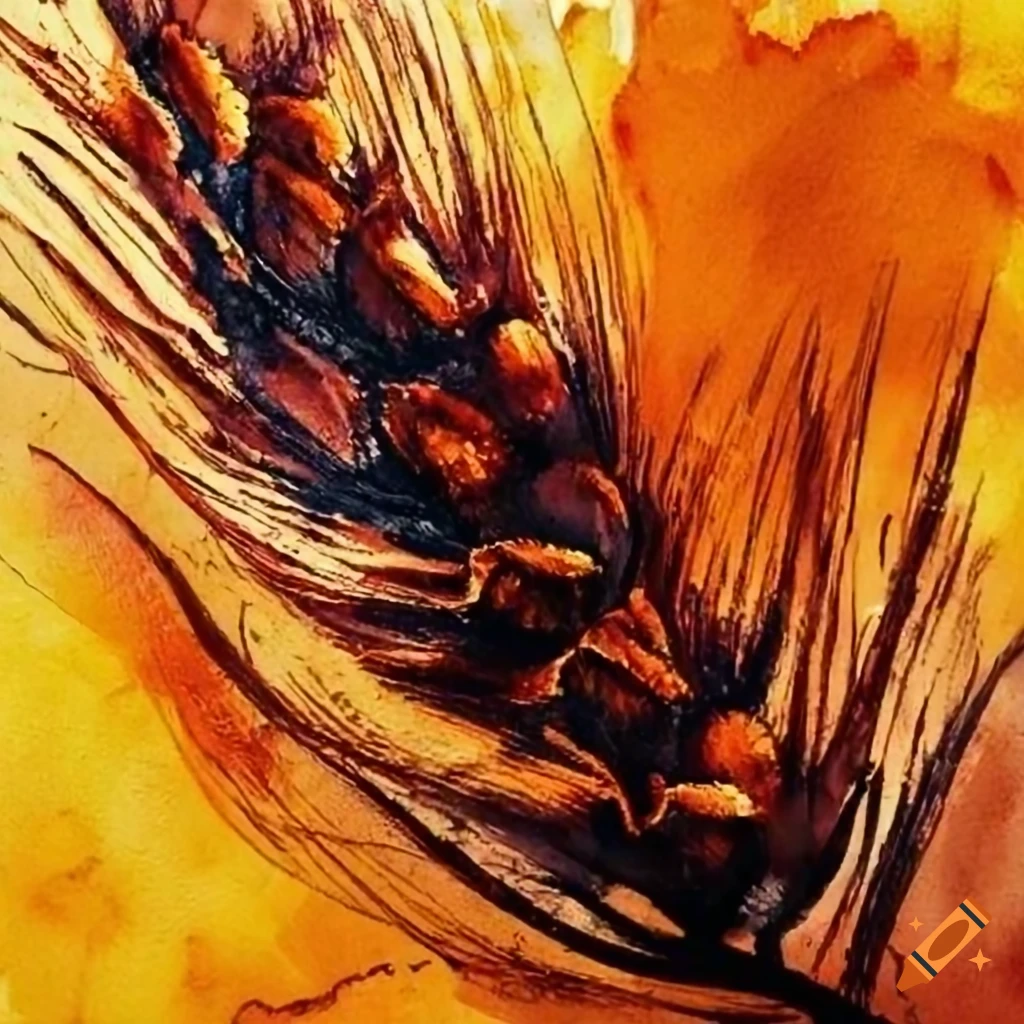 Burnt wheat