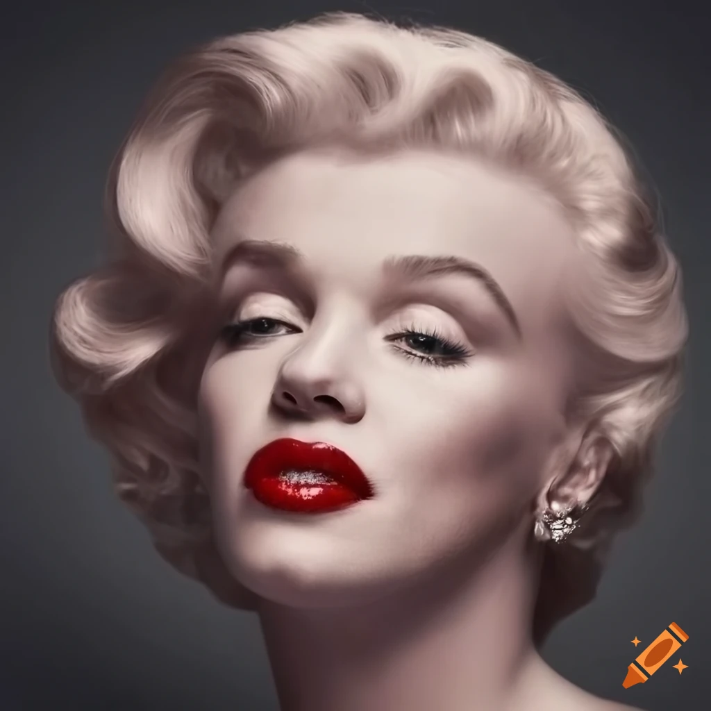 Marilyn Monroe liquid soap facewash in hyperrealistic color
