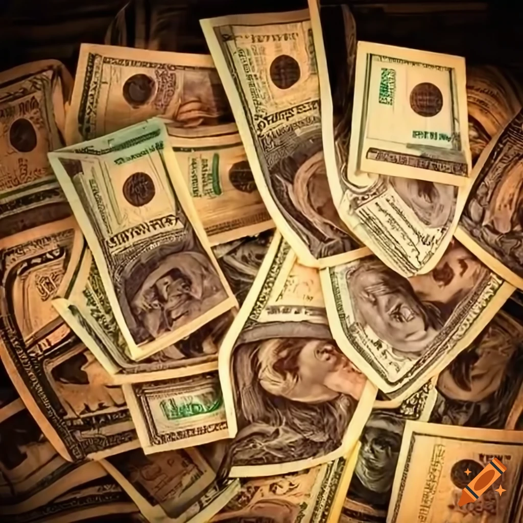 Pile of one hundred dollar bills
