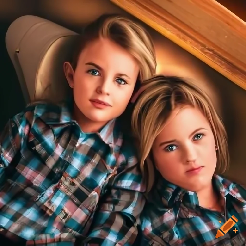 Irimia twins singing in a vintage caravan trailer