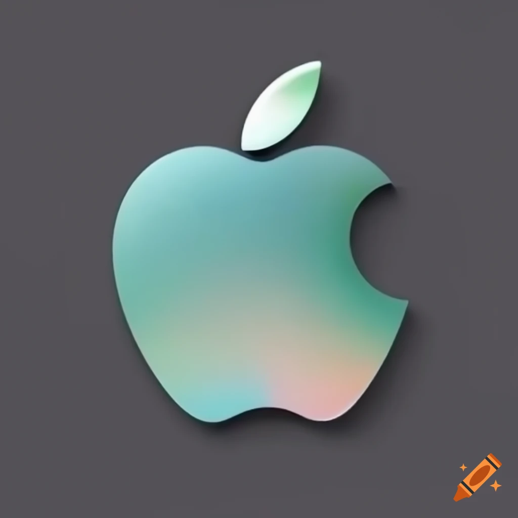 Apple logo old vs. proposed orientation for iPad use comparison