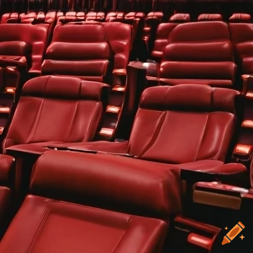 Movie theater seats on Craiyon