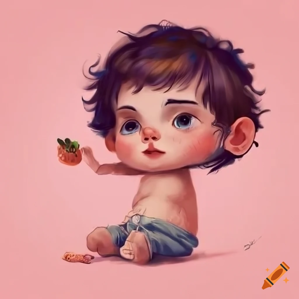 Baby David Podsiadlo in a cute and playful setting