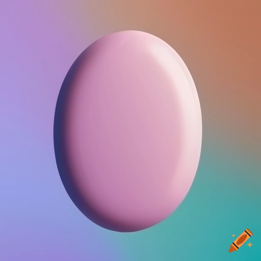 Oval pastel-colored shapes background