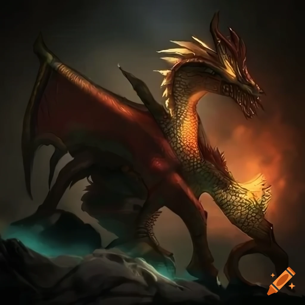 Dragon Avatar Guardians in the Nexus of Arborea