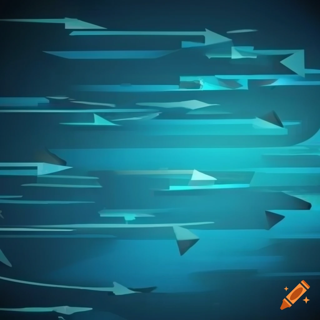 Background with many arrows