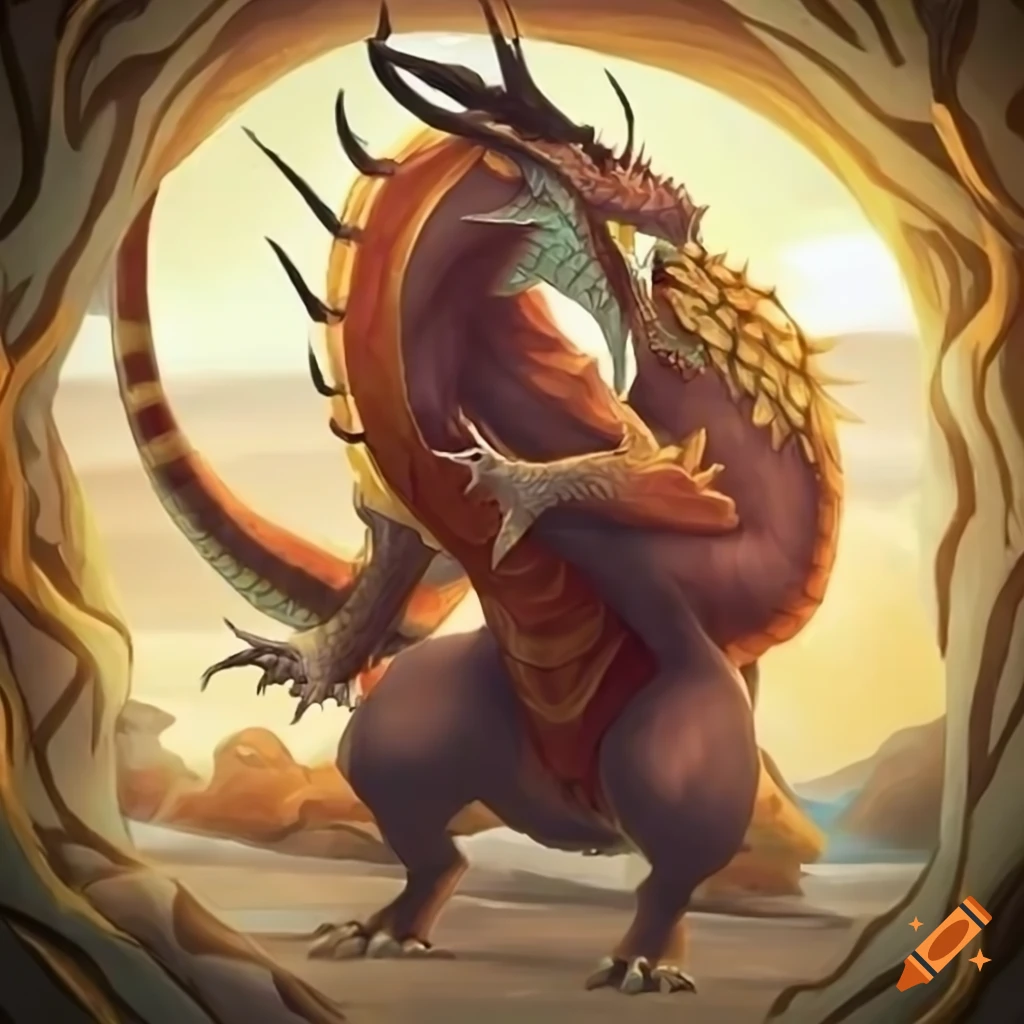 Dragon Avatar Guardians in the Nexus of Arborea