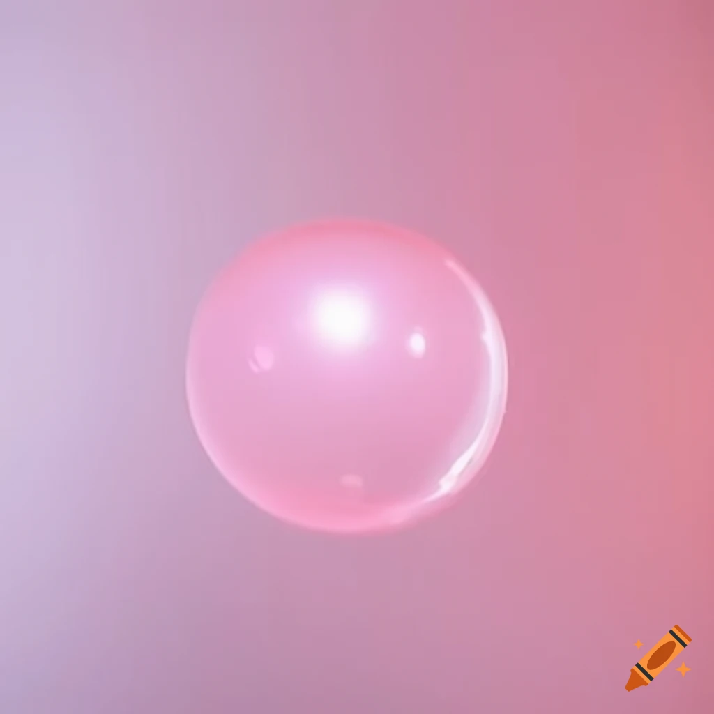 Pastel pink bubble profile picture