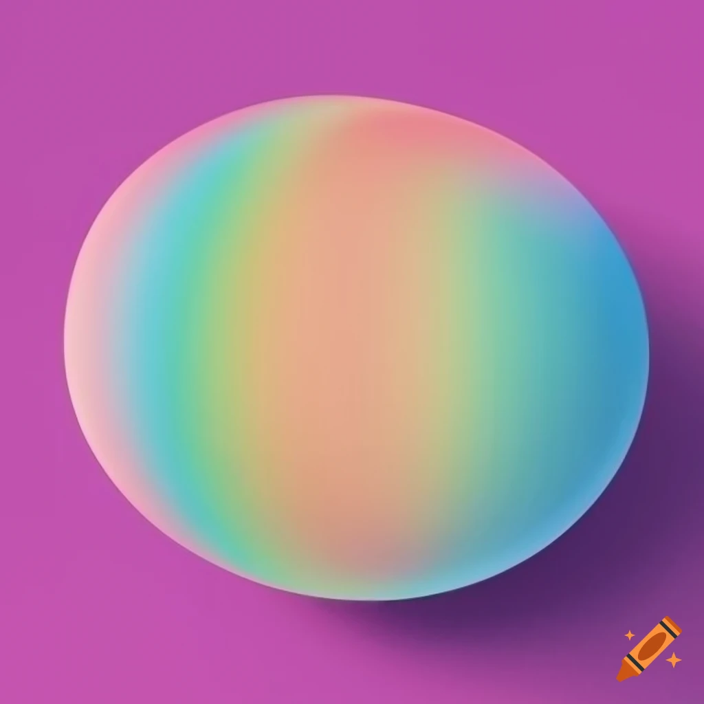 Oval pastel-colored shapes background