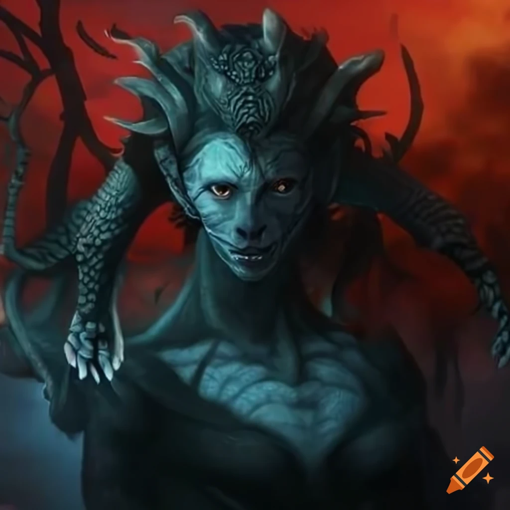 Dragon Avatar Guardians in the Nexus of Arborea
