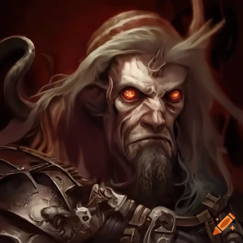 Fantasy world depicting war between necromancers and heroes on Craiyon