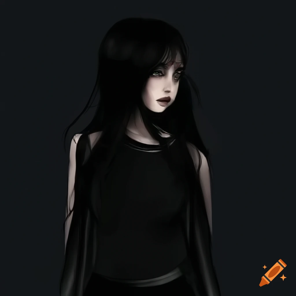 Elegant 'Ollie' in a crypto-themed black design for a girl