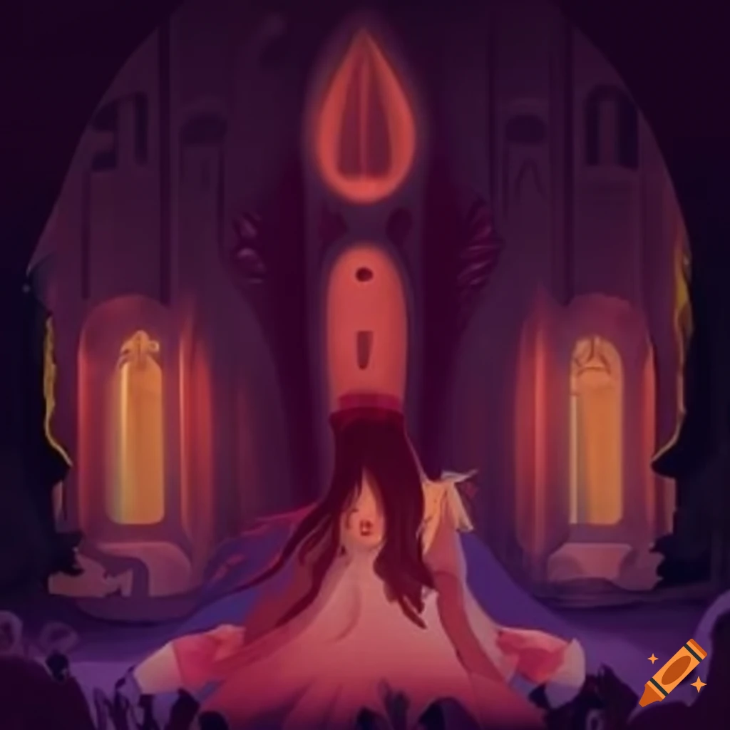 Illustrated fairy tale fantasy book cover