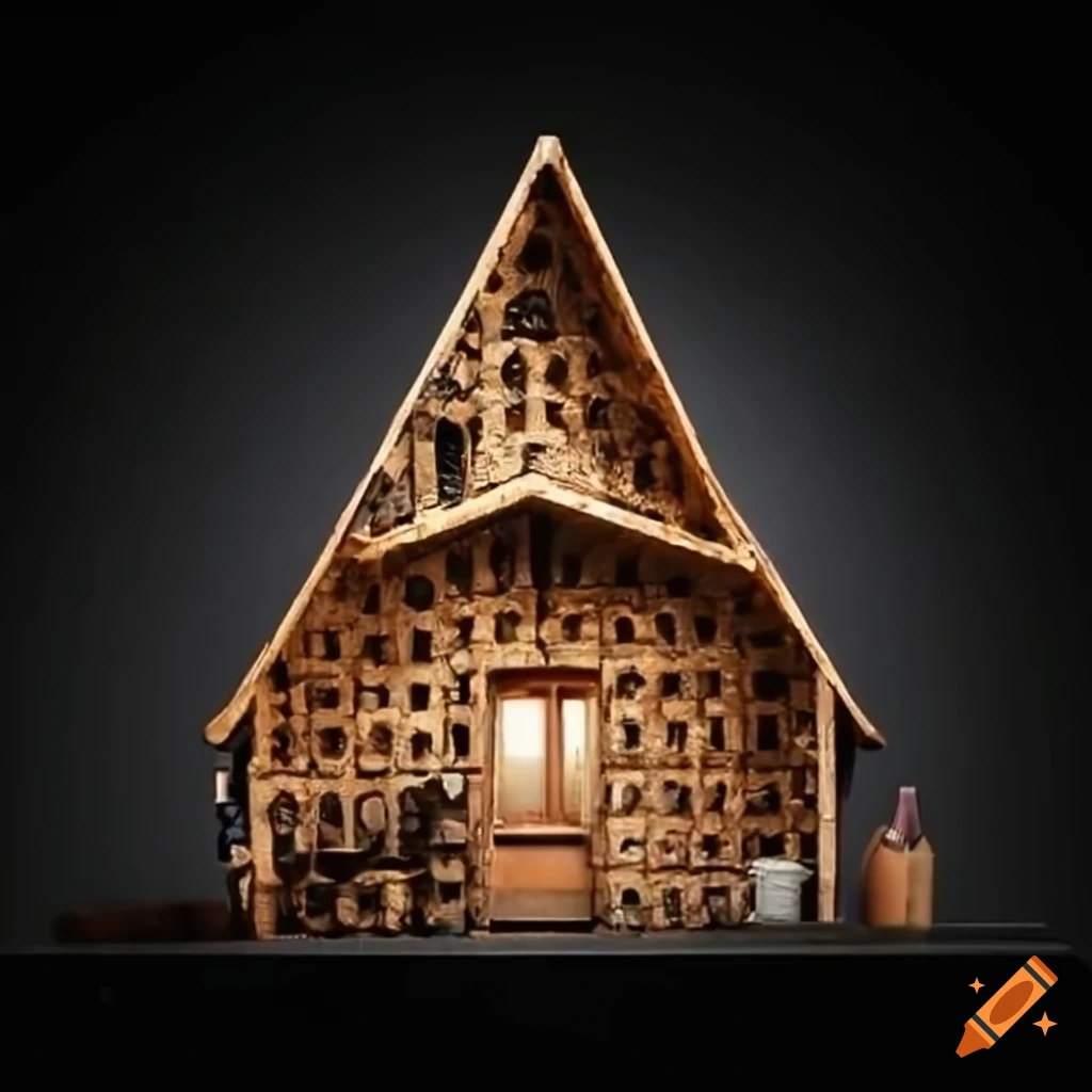 House made of wine bottles