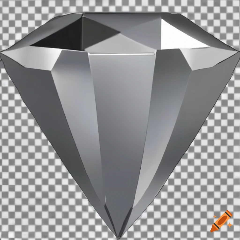 Shiny 3D white diamond with anime 2000's Japanese text
