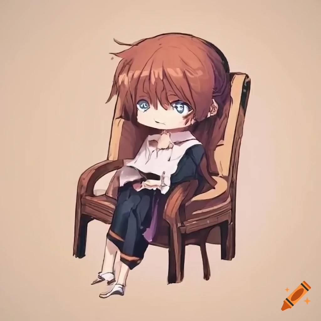 Man sitting on a chair
