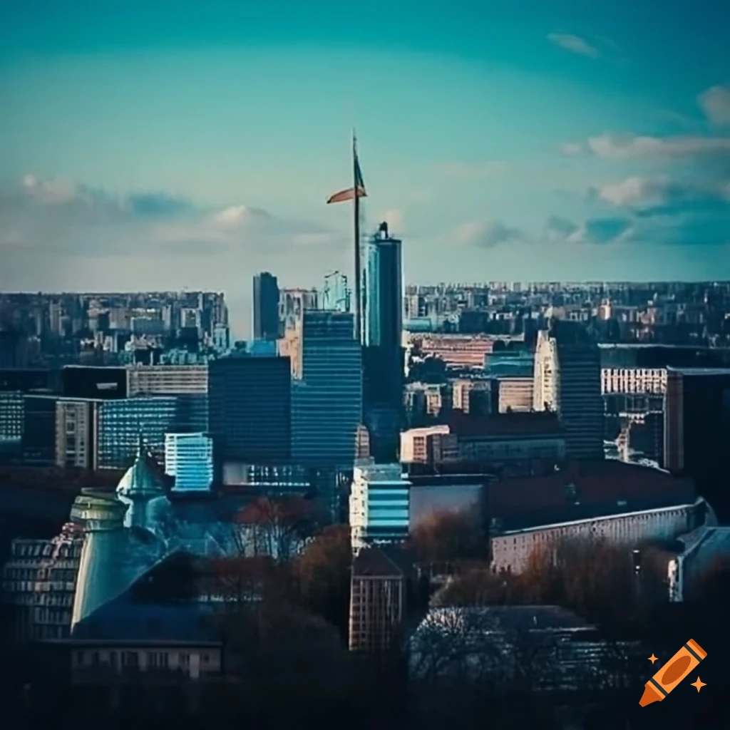 Capital of Ucrónio in Estonian style