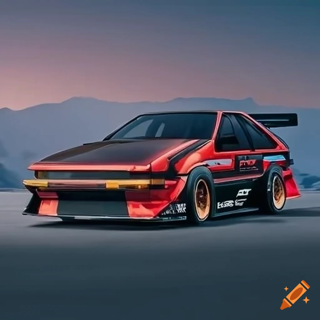 2024 toyota sprinter trueno ae86 pikes peak special on Craiyon