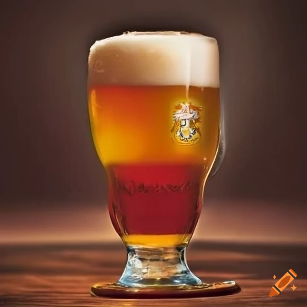 Beer label featuring 'My Sediments Exactly' brewery with Polish Coat of Arms