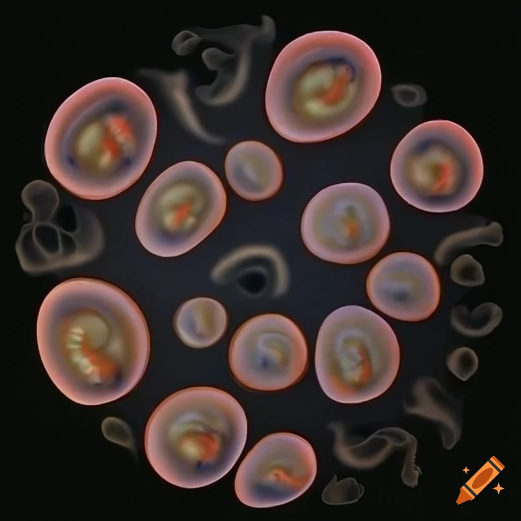 Jellyfish colony structured like a human brain