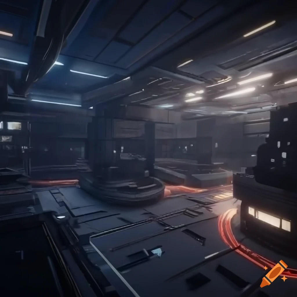 Australian sci-fi industrial zone under a blue sky in Unreal Engine 5