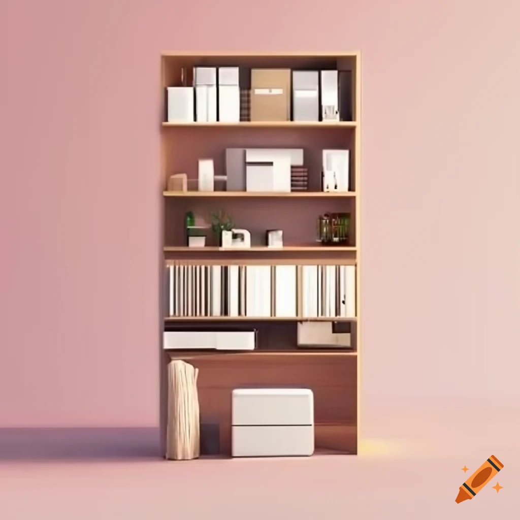3D rendering of Marie Kondo, Japanese organizer and consultant