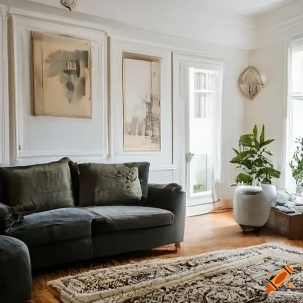 Aesthetic living room interior design
