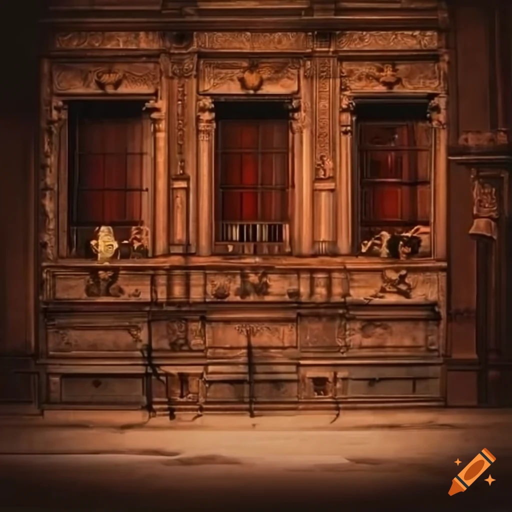 Fundo de gaveta antigo