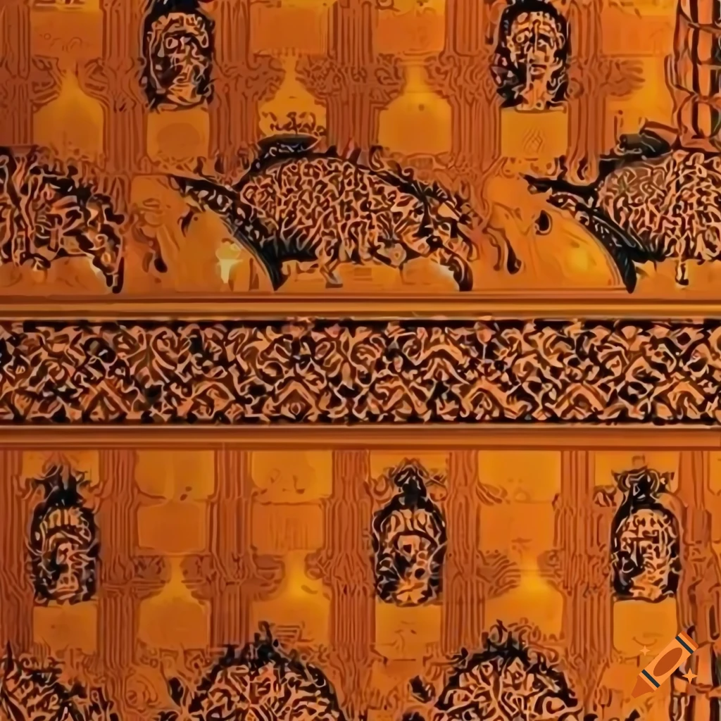Africa pattern vector design