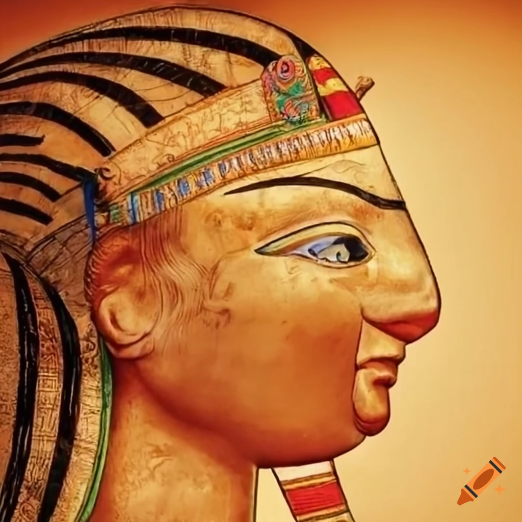 Egyptian papyrus with the text of Hanschen Klein