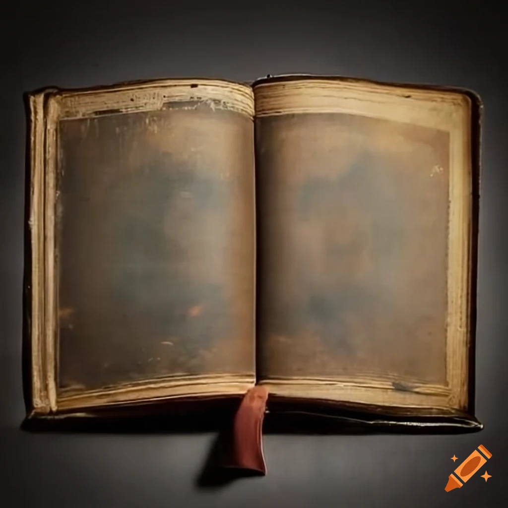 Old book from above