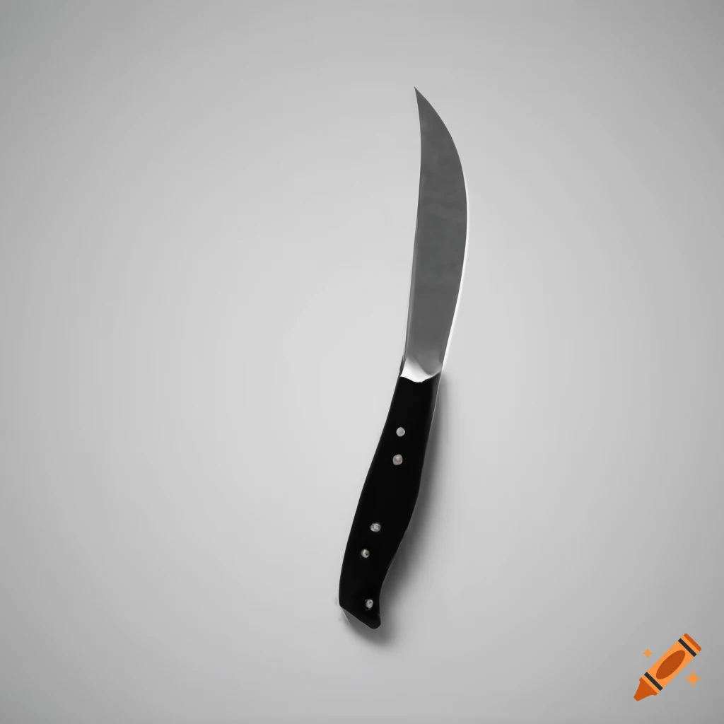 Knife on a pure white background