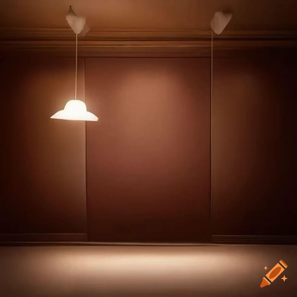 Empty canvas on a wall in a fancy room