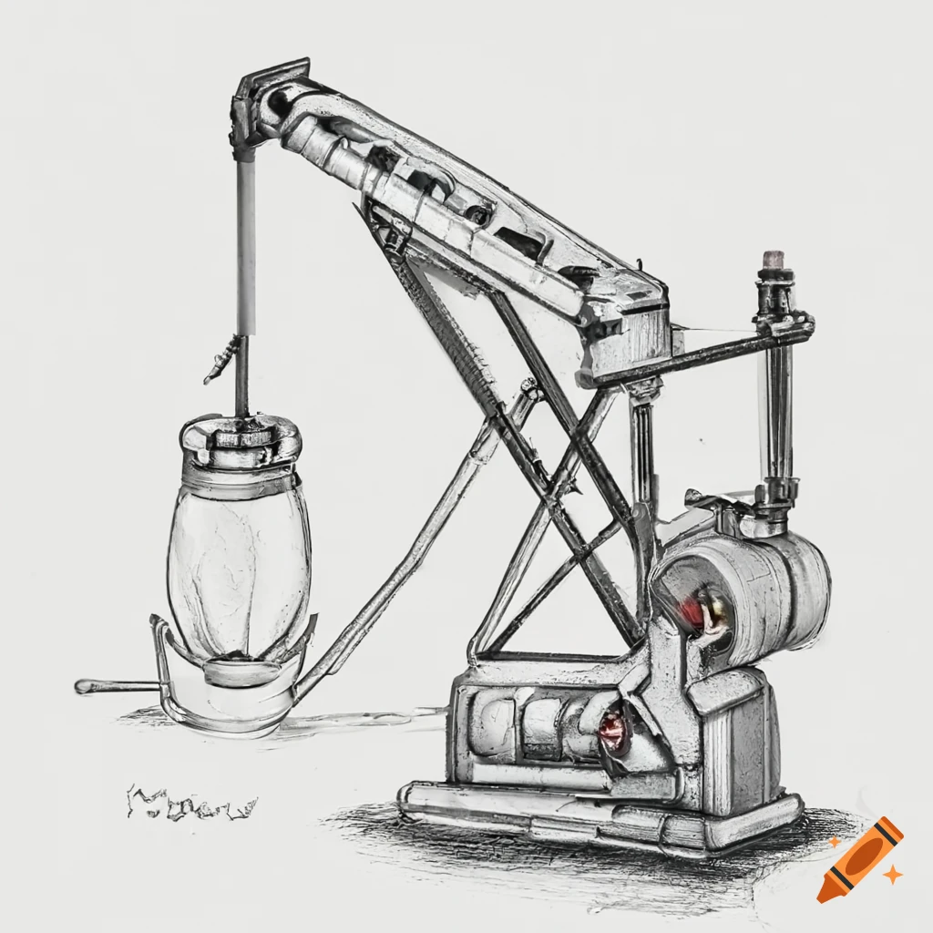 Scifi diy oil pump on Craiyon