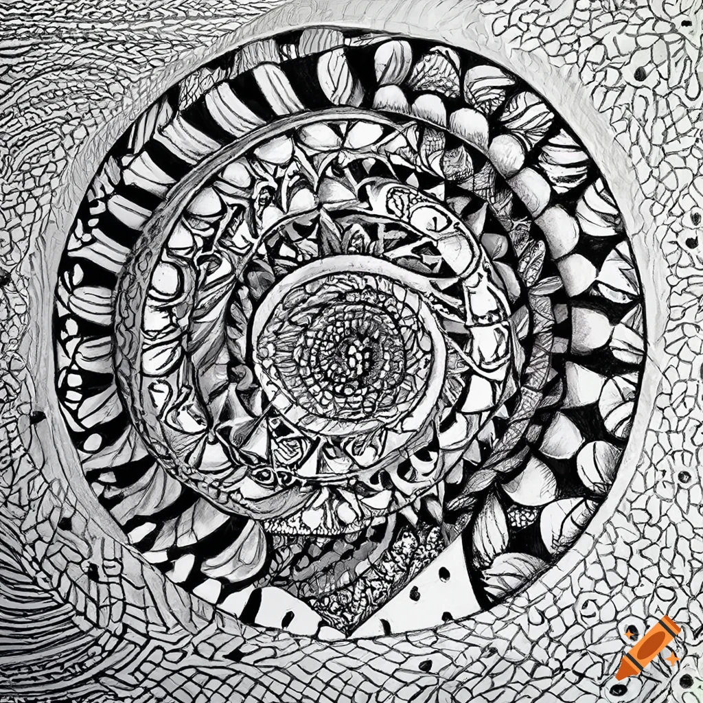 Zentangle art inspired by Mother's Day to express gratitude and love