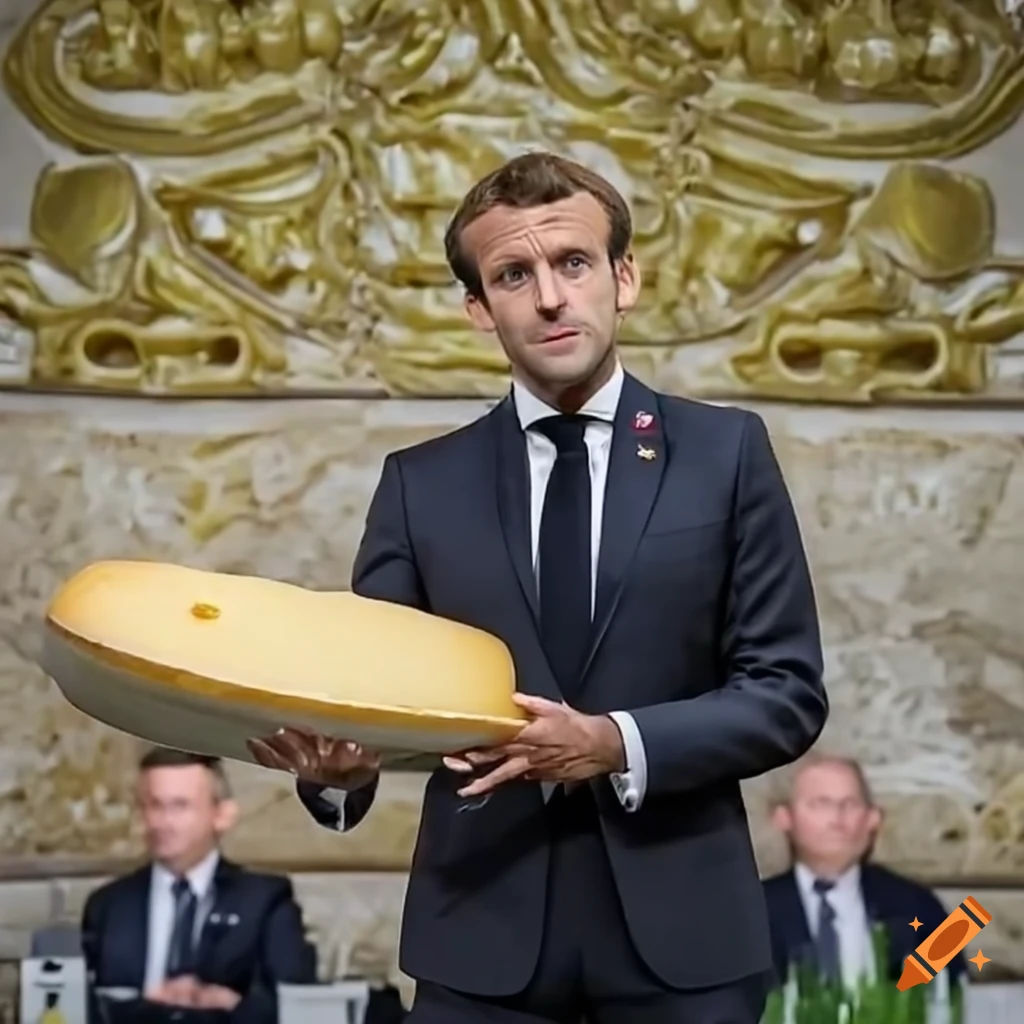 Macaron with Swiss cheese in Switzerland