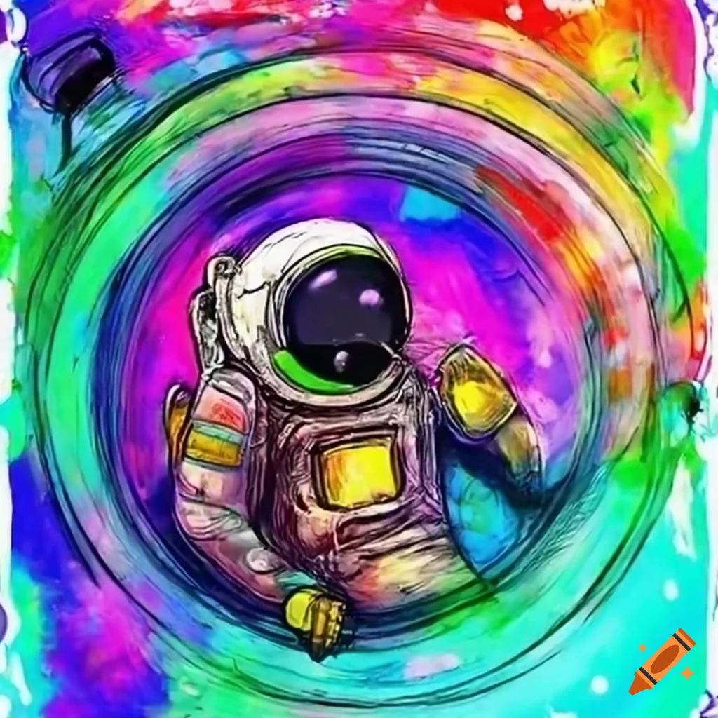 astronaut-in-a-cosmos-themed-spinning-washing-machine-on-craiyon