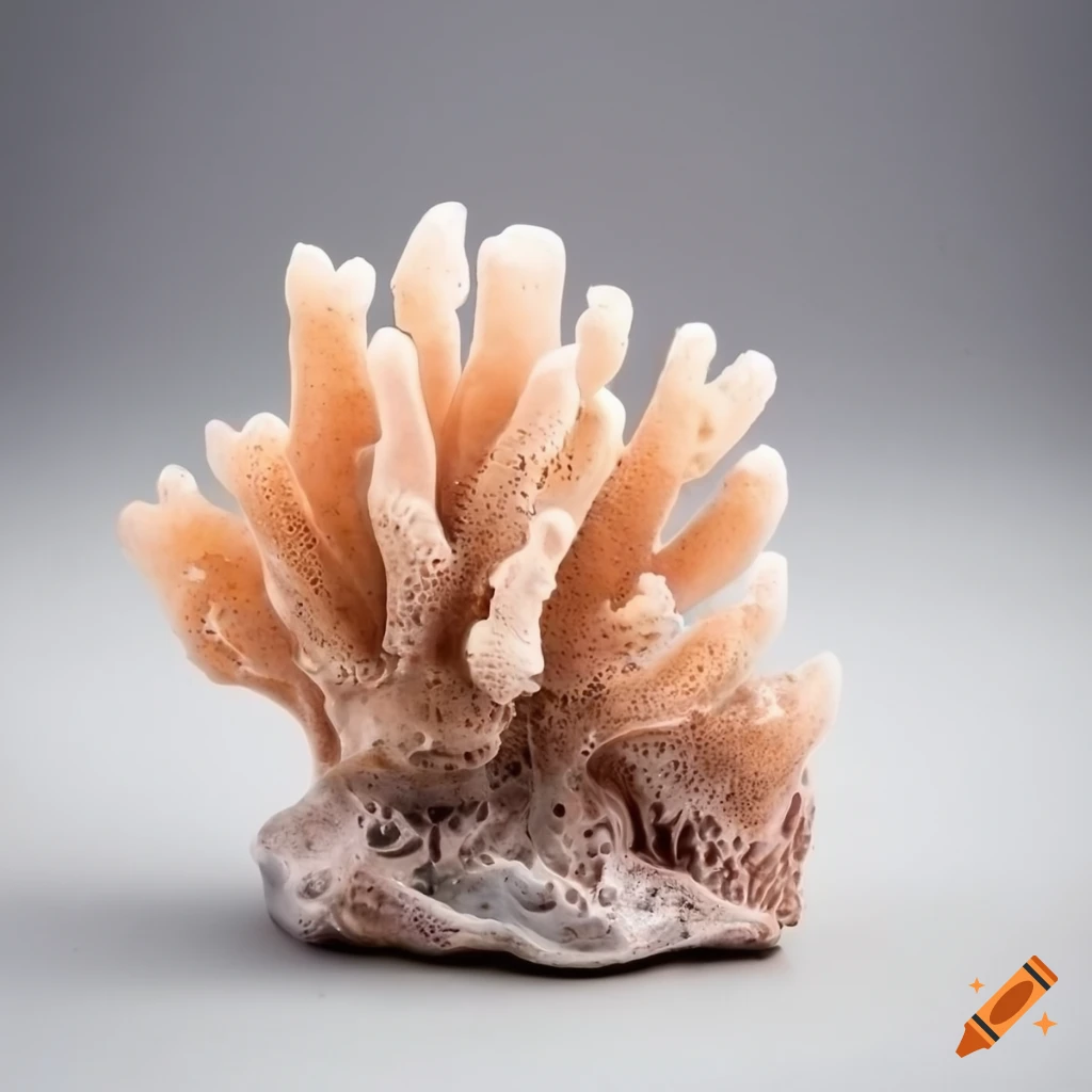 Resin figure on a gray background