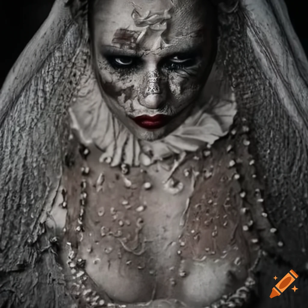 Personified Puerto Rico in a dark fantasy setting