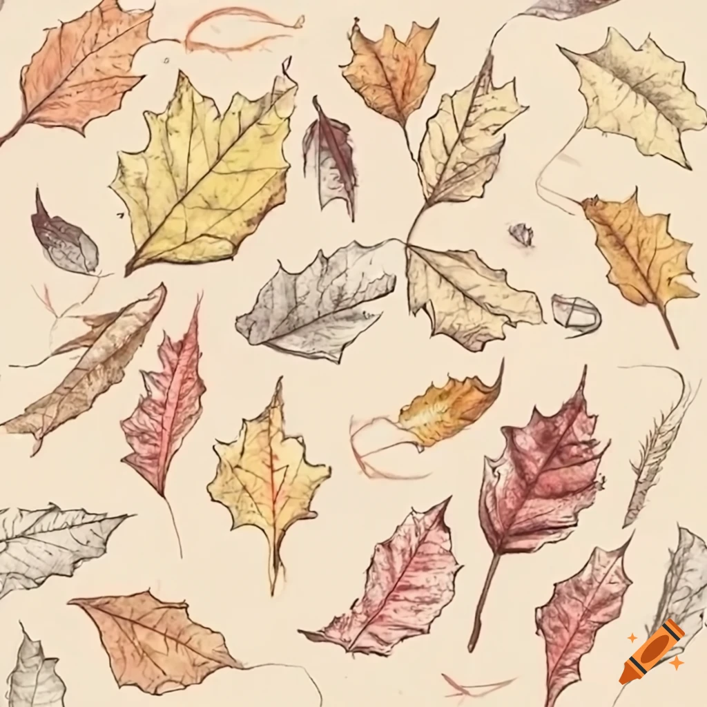 Fallen autumn leaves on the ground