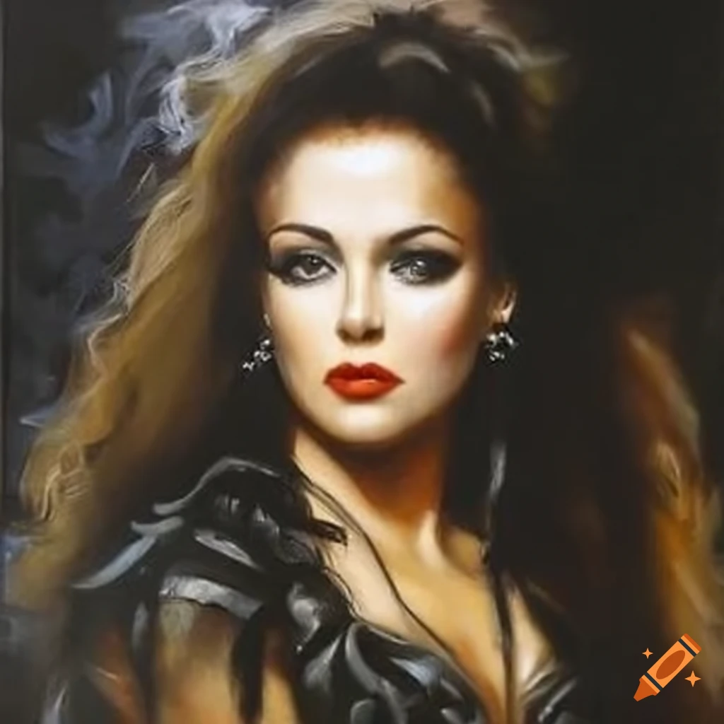 Masterful female artwork by Casey Baugh and Luis Royo