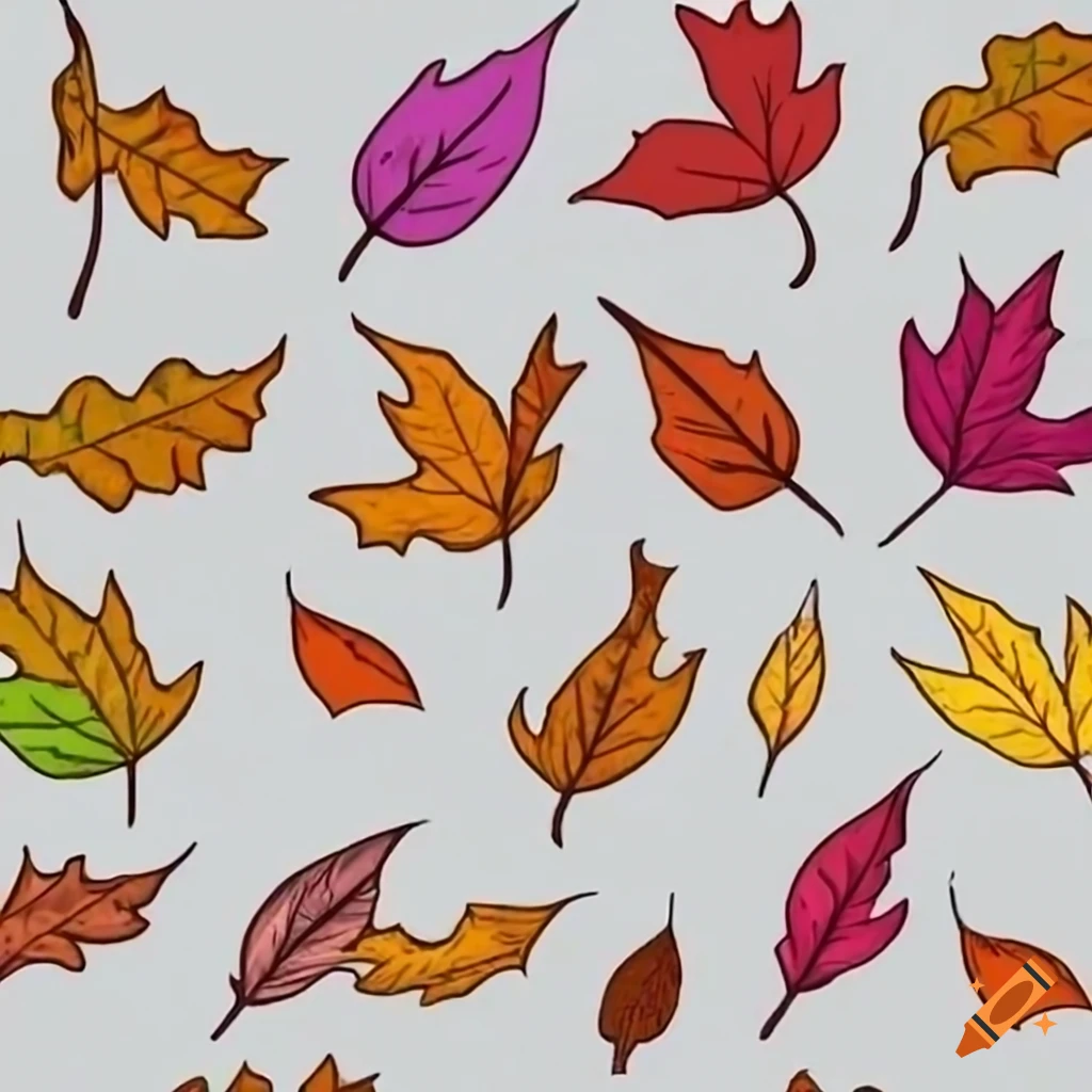 Fallen autumn leaves on the ground