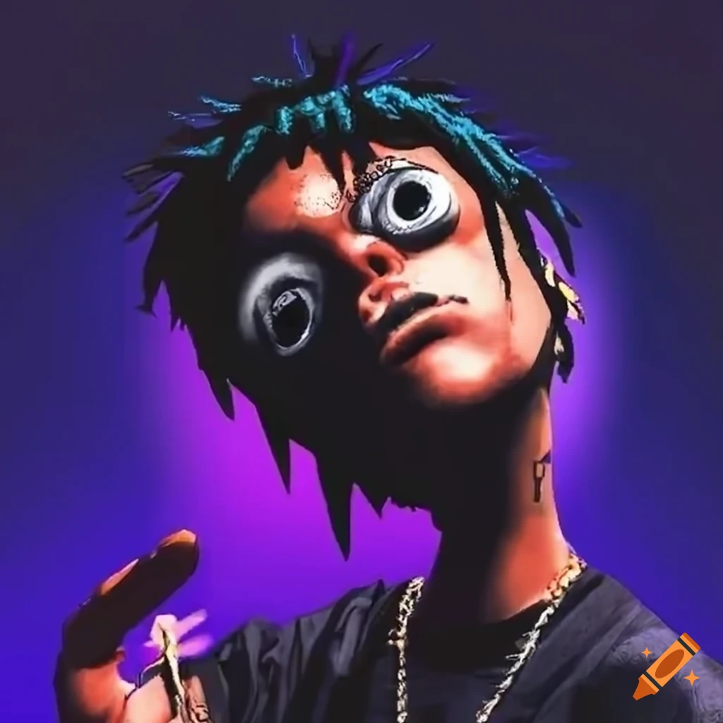 Rhyming emo rapper with retro Nintendo 64 aesthetic on Craiyon