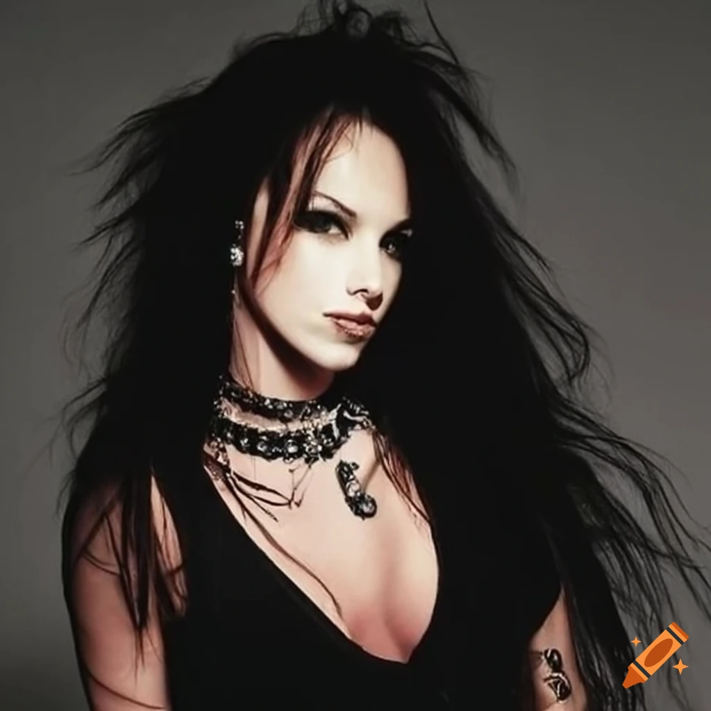 Young woman with a love for rock and roll and relation to Nikki Sixx