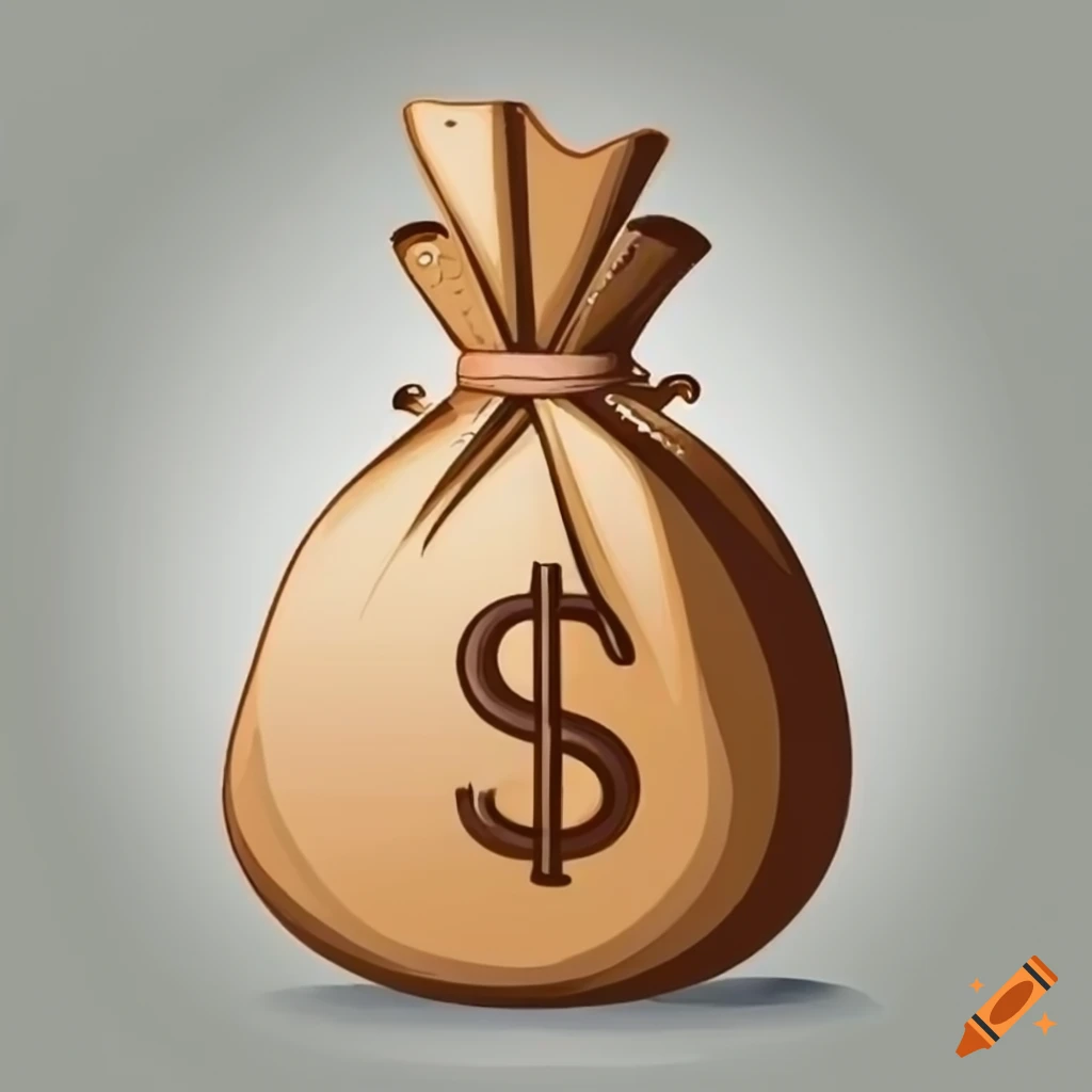 Cartoon leather money bag