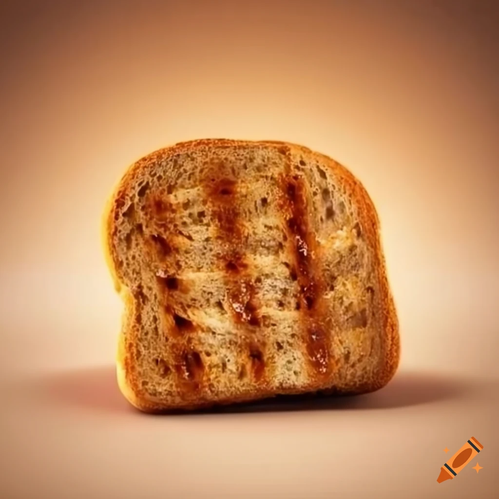 Square grilled bread