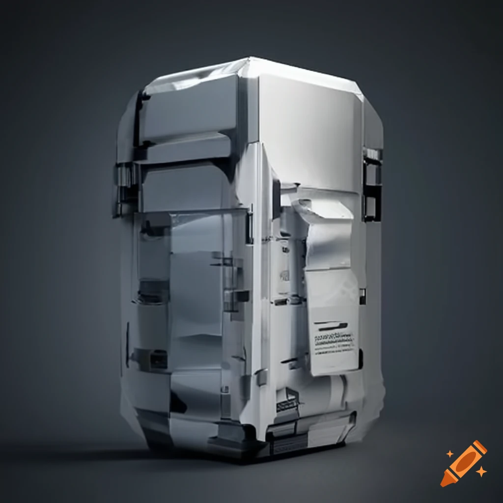 Hightech packaging design for military food rations on Craiyon